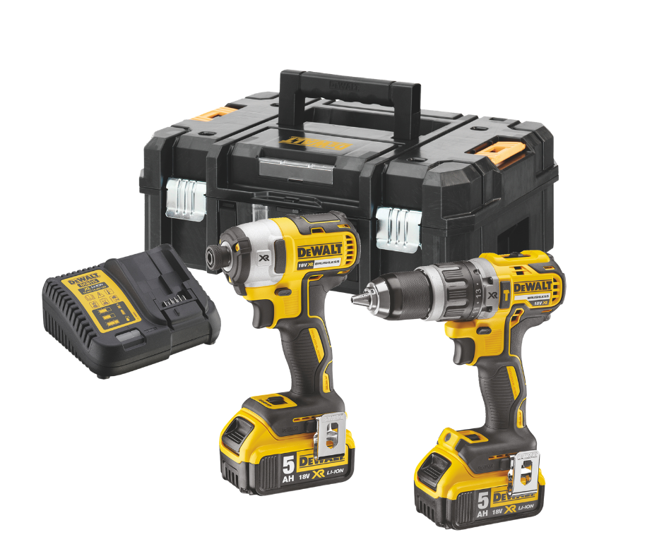 KIT COMBINÉ DEWALT PERCEUSE-VISSEUSE À PERCUSSION DCK266P2T-QW